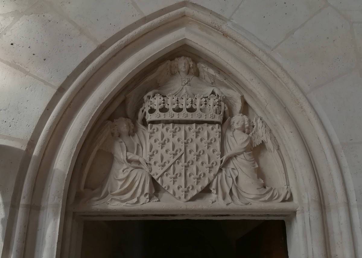 Entrée du tombeau du duc, Sainte-Chapelle, château de Vincennes