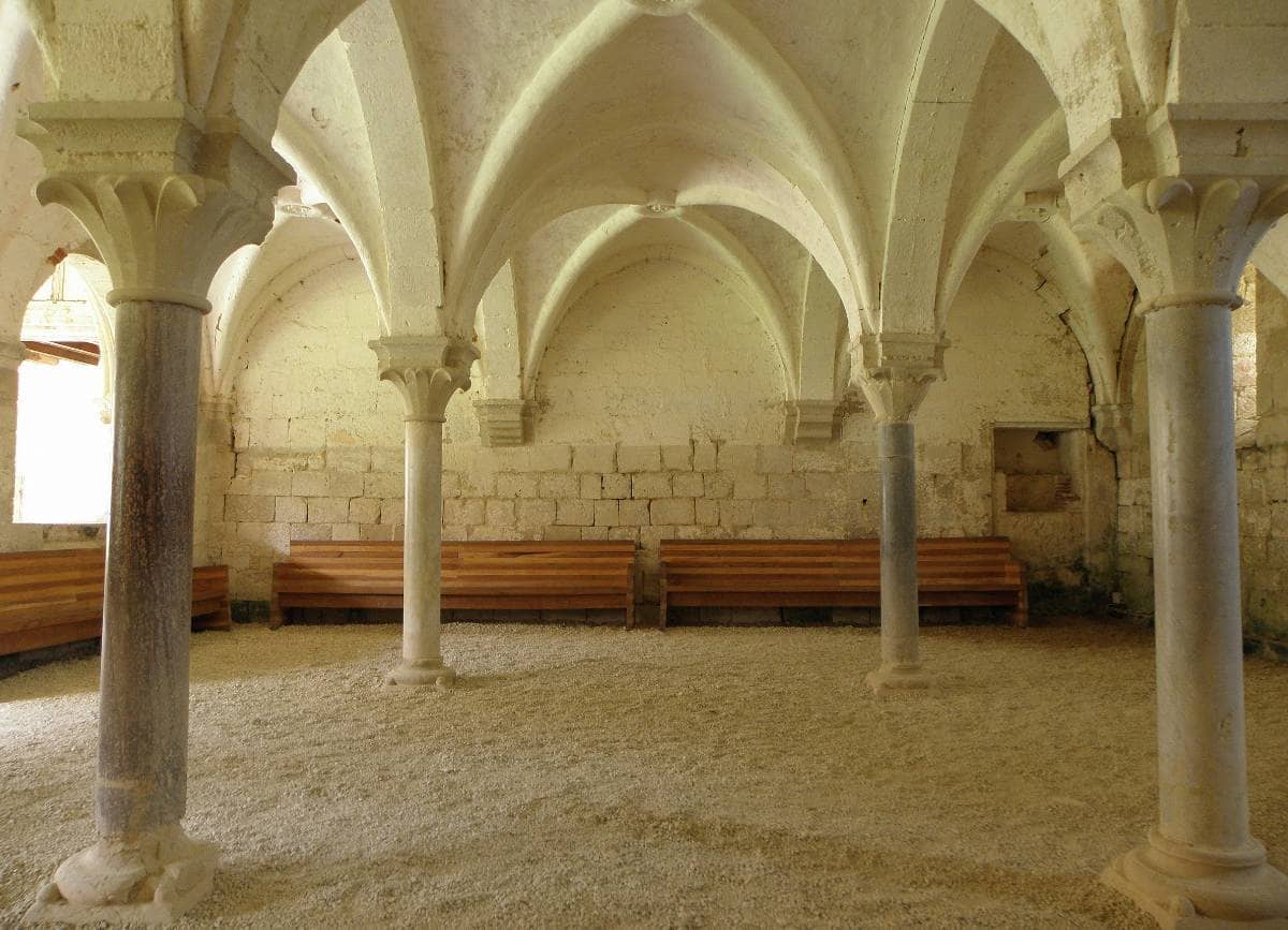 Salle capitulaire de l'abbaye