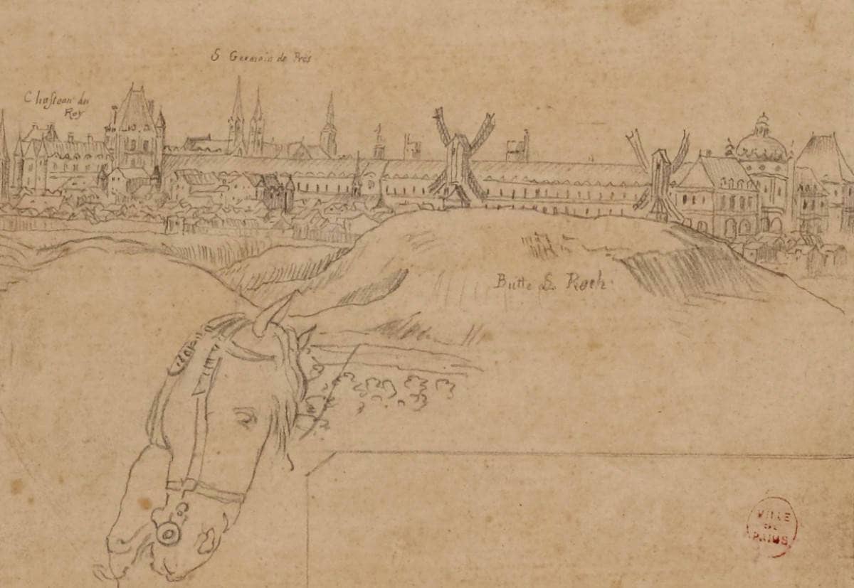 Butte Saint-Roch en 1628
