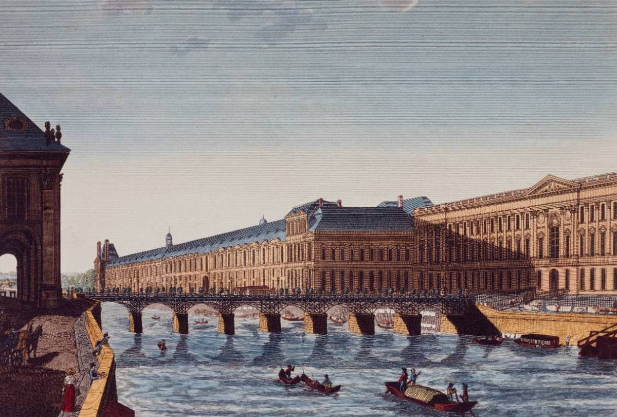 Pont des Arts, XIXe s.