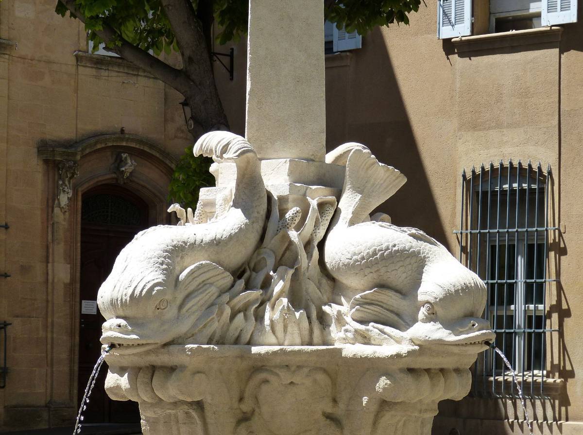 Détail de la fontaine