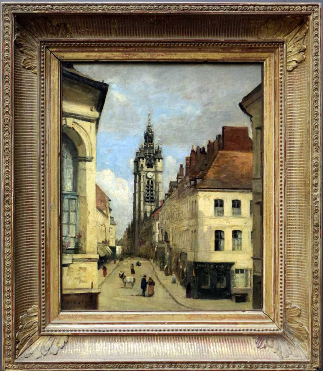Beffroi de Douai (Corot, 1871)