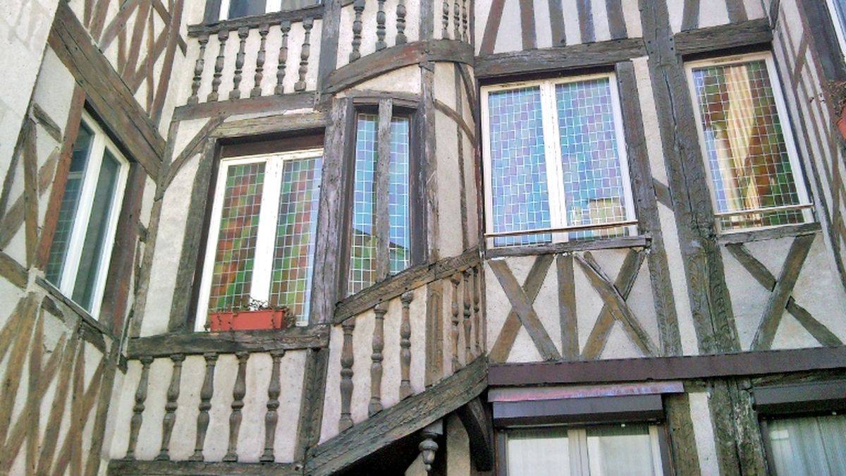 L'escalier à balustrade