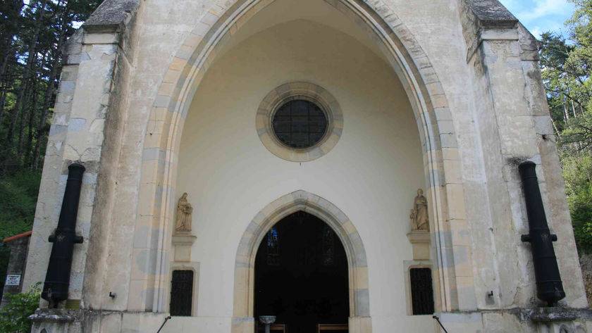 La chapelle et ses canons