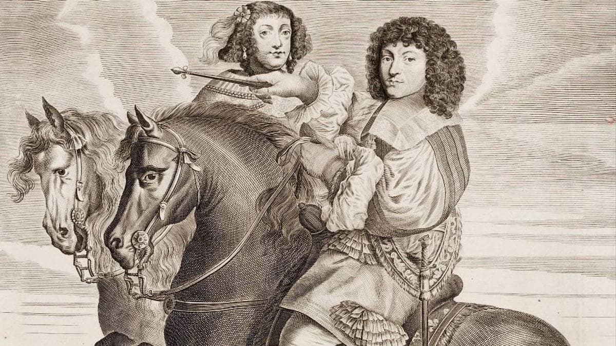 Louis XIV et Marie-Thérèse en 1660