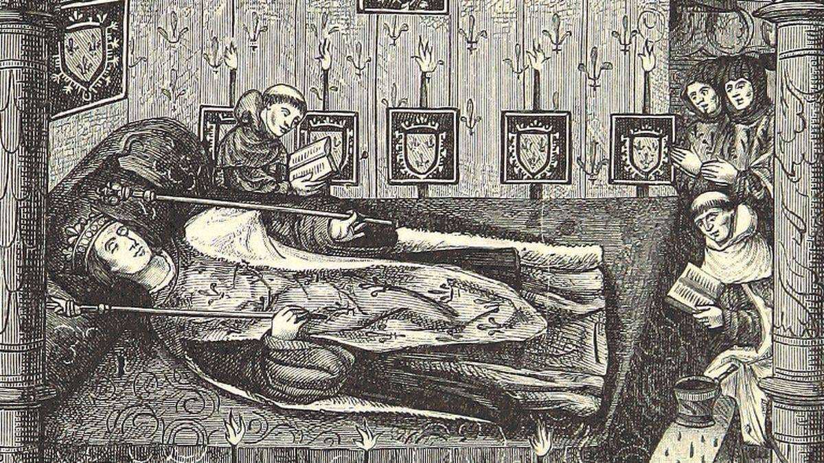 Charles VIII sur son lit de mort