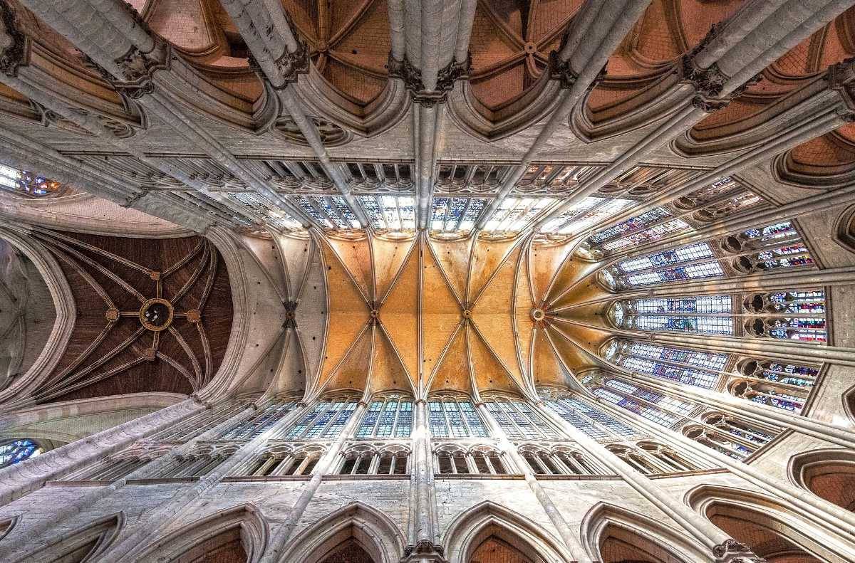 Les voûtes de la cathédrale