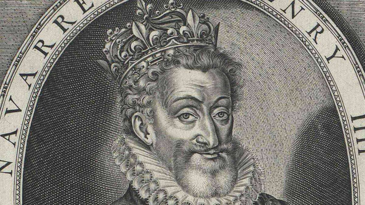 Henri IV par le graveur Thomas de Leu (XVIe s)