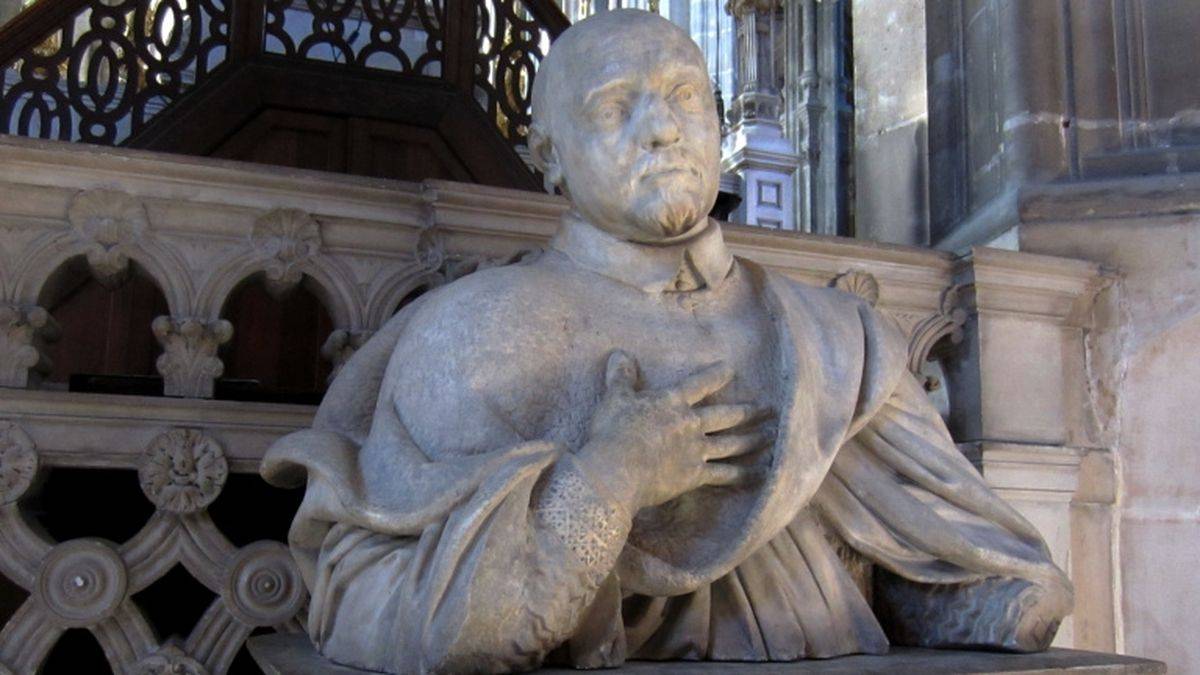 Buste provenant du tombeau de Bérulle, église Saint-Eustache