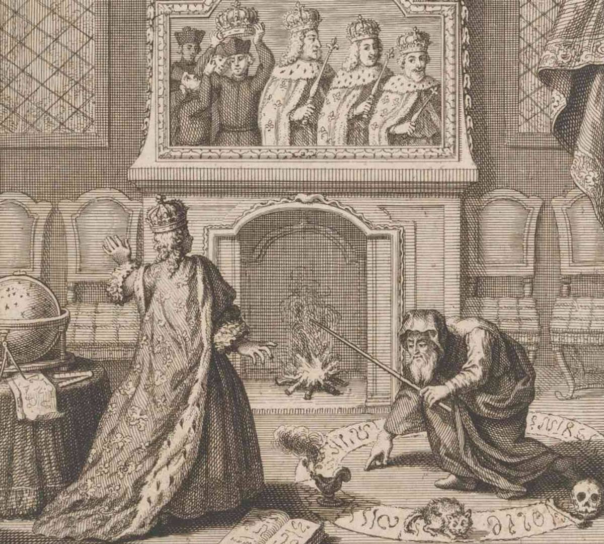 La reine et Ruggieri en pleine séance