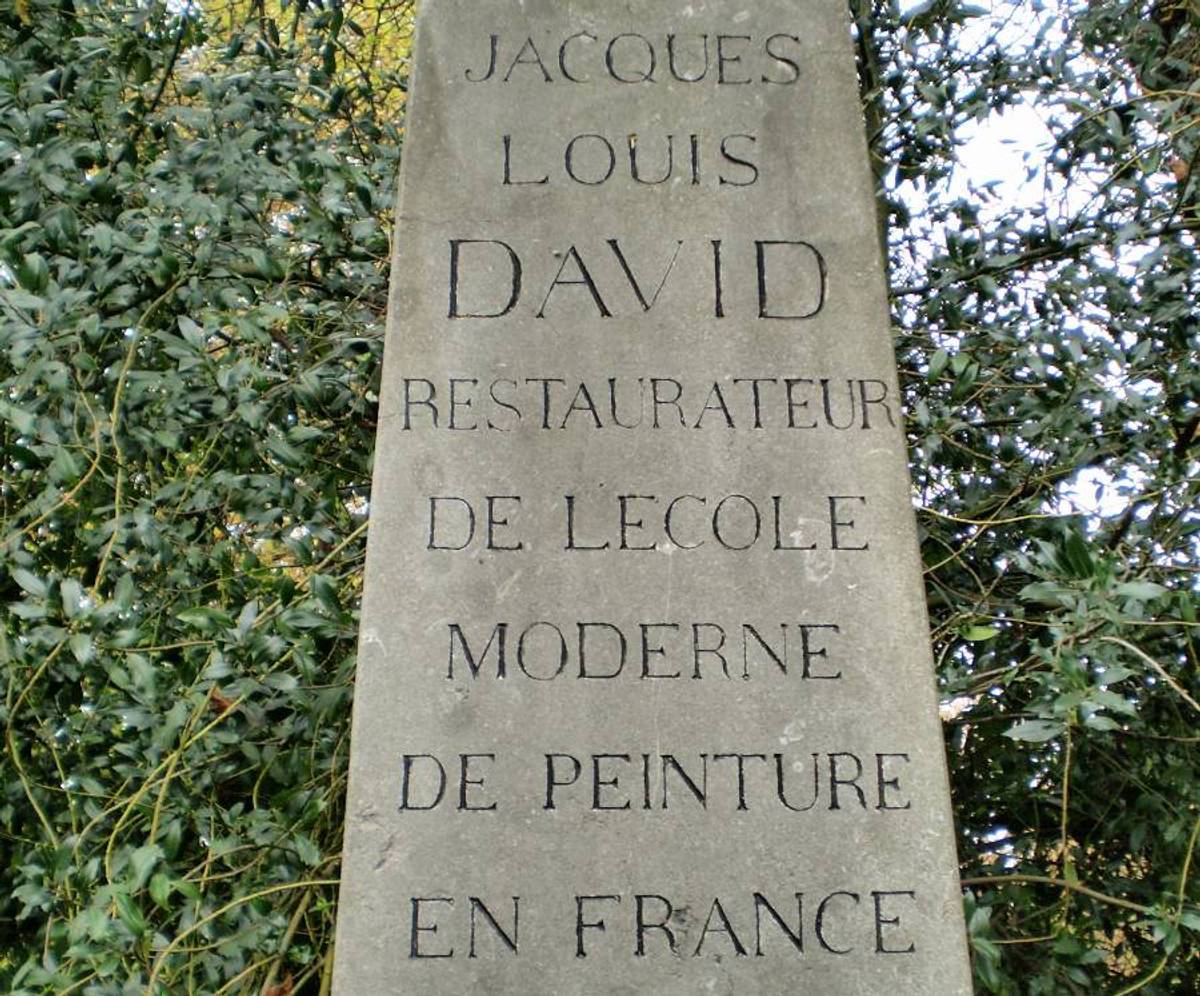 Tombe de David à Bruxelles, détail