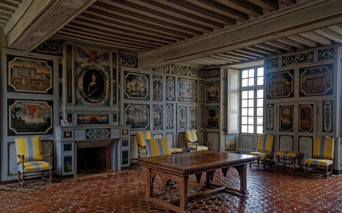 Salle des devises, détail