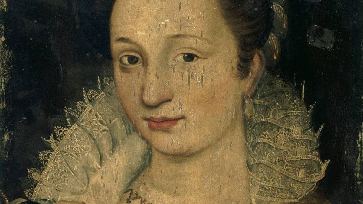 Portrait dit de Gabrielle d'Estrées (Anonyme, 1590)