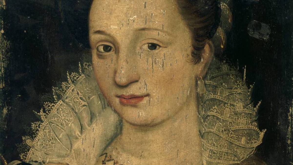 Portrait dit de Gabrielle d'Estrées (Anonyme, 1590)