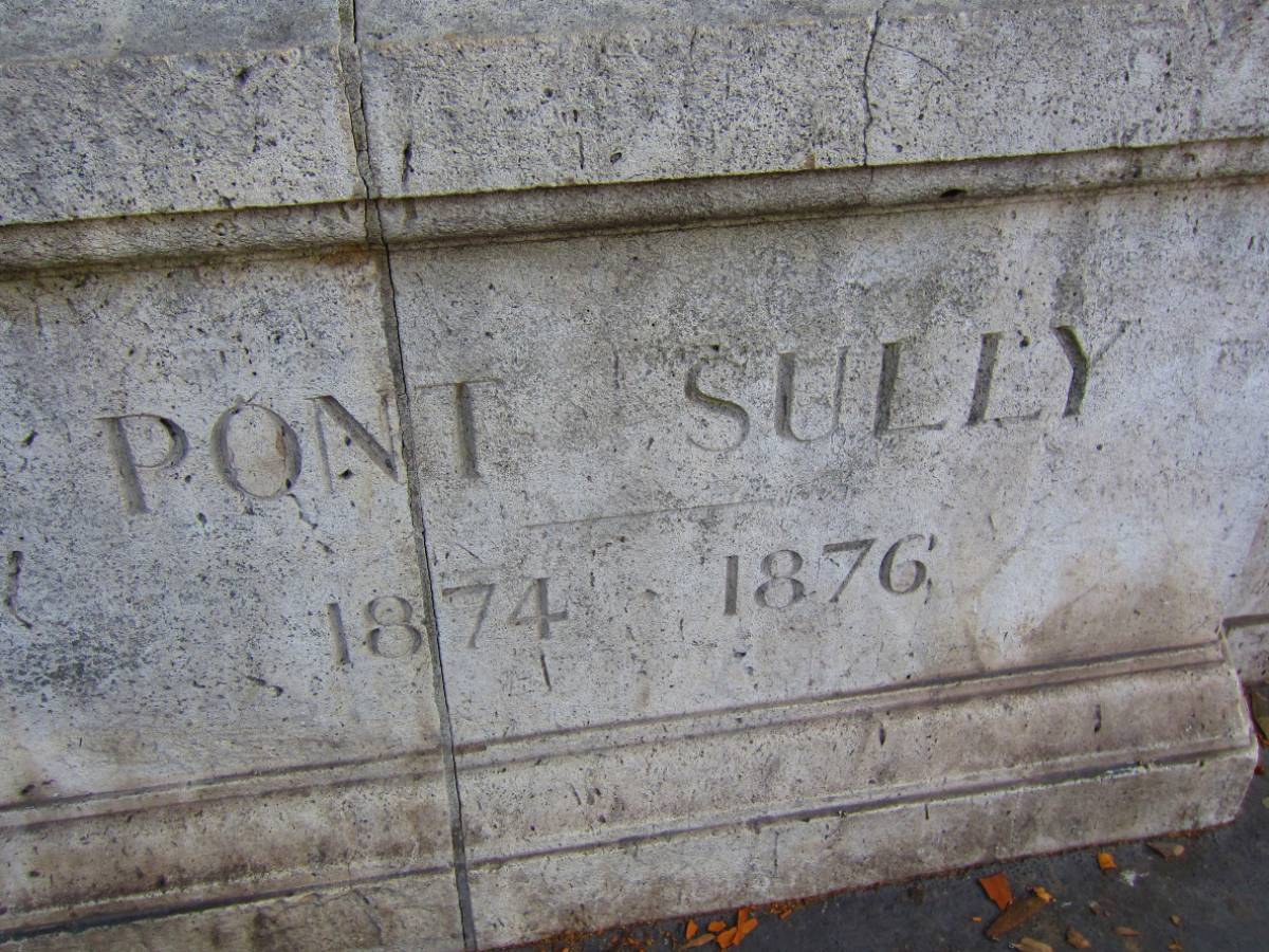 Pont de Sully : détail