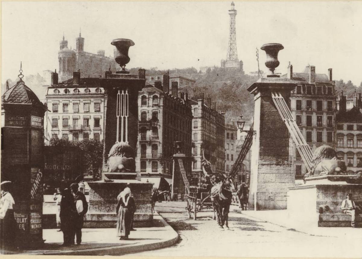 Le pont vers 1900