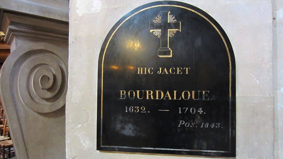 La tombe de Bourdaloue, église Saint-Paul-Saint-Louis