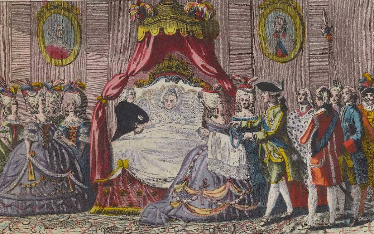 Naissance du dauphin, 1781.