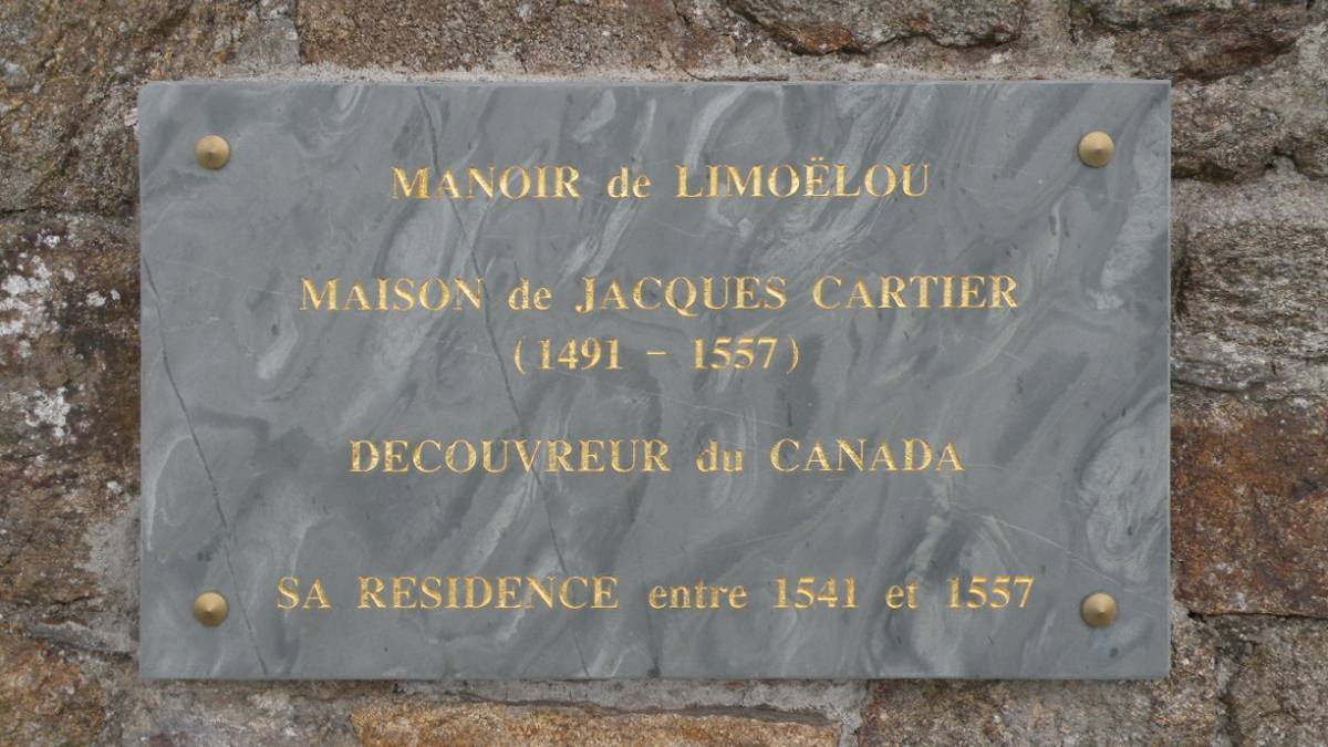 Plaque commémorative, manoir de Limoëlou