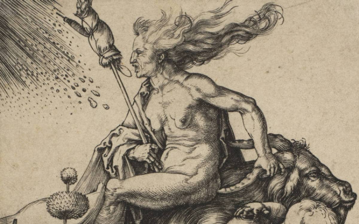 La Sorcière (A. Durër, 1500)