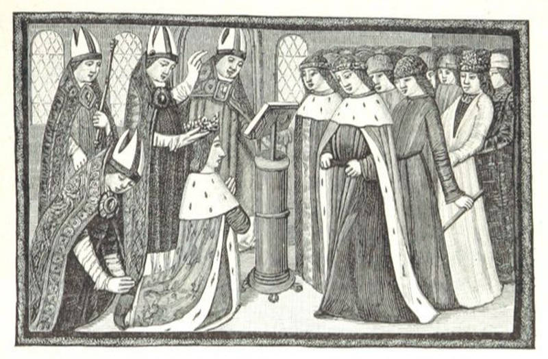 Sacre de Charles VII à Reims