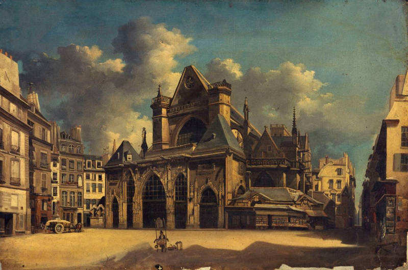 St-Germain-l'Auxerrois en 1840 (anonyme)