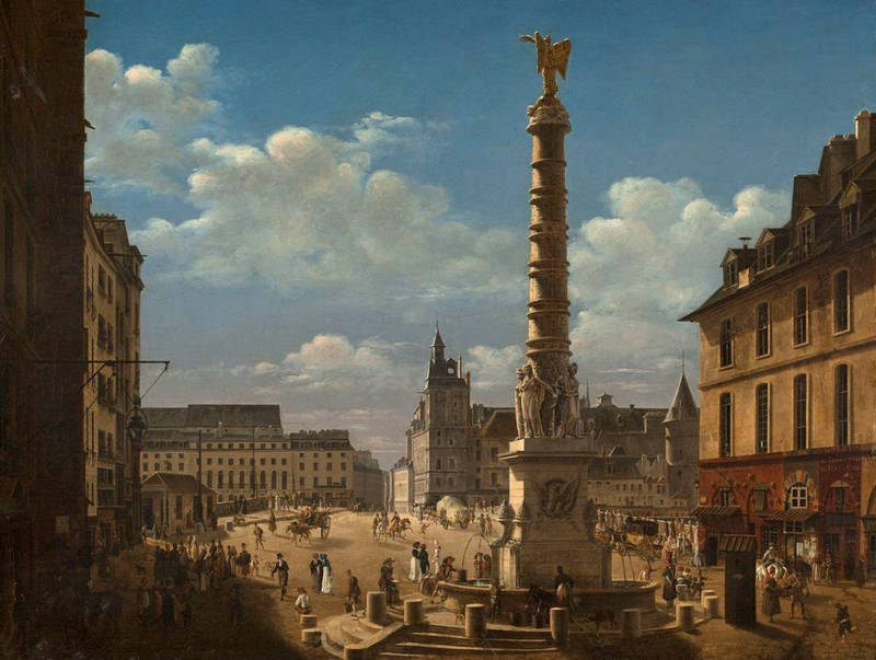 Fontaine du Palmier (É. Bouhot, 1810)
