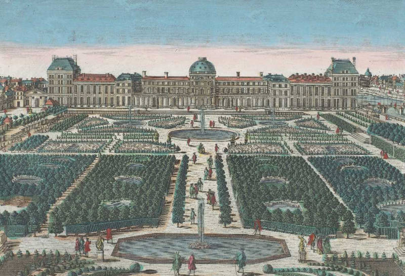 Les Tuileries au XVIIIe s.