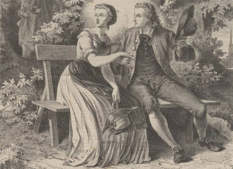 Frédérique Brion et Goethe (1869)