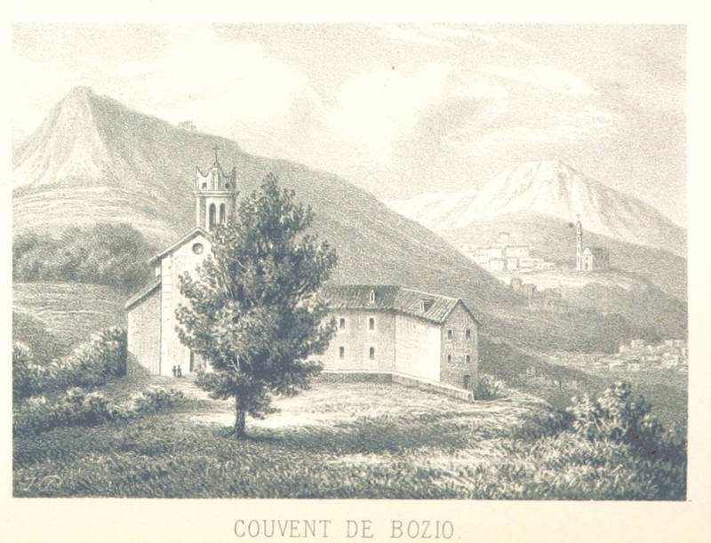 Couvent d'Alando (Histoire illustrée de la Corse, 1863)