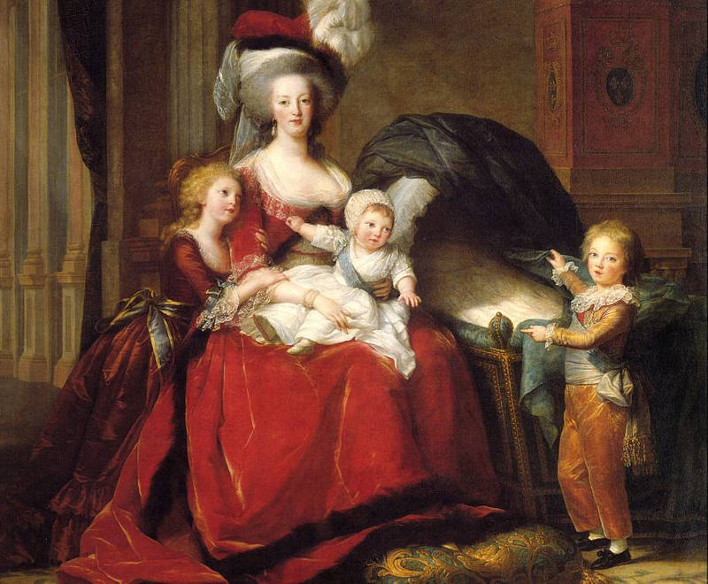 Marie-Antoinette et ses enfants (Vigée-Lebrun, 1787)