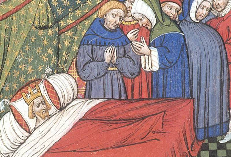 Mort de Charles IV (Royal 20 C VII)