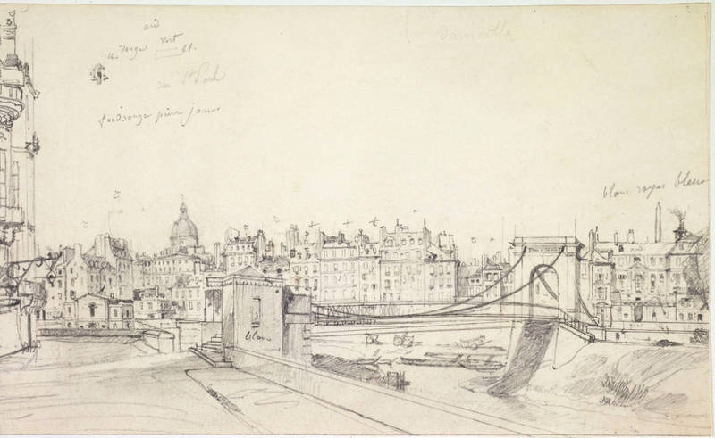 Pont de Damiette (F.-E. Villeret, 1840)