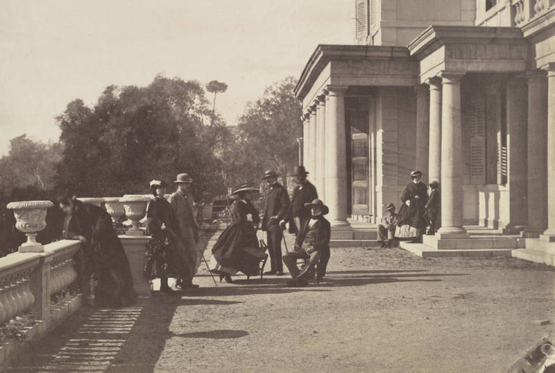 Brougham en famille à Cannes (1862)