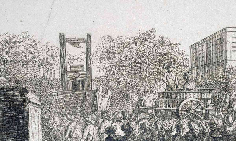 Charlotte Corday guillotinée