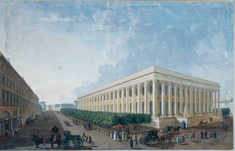 La Bourse en 1830