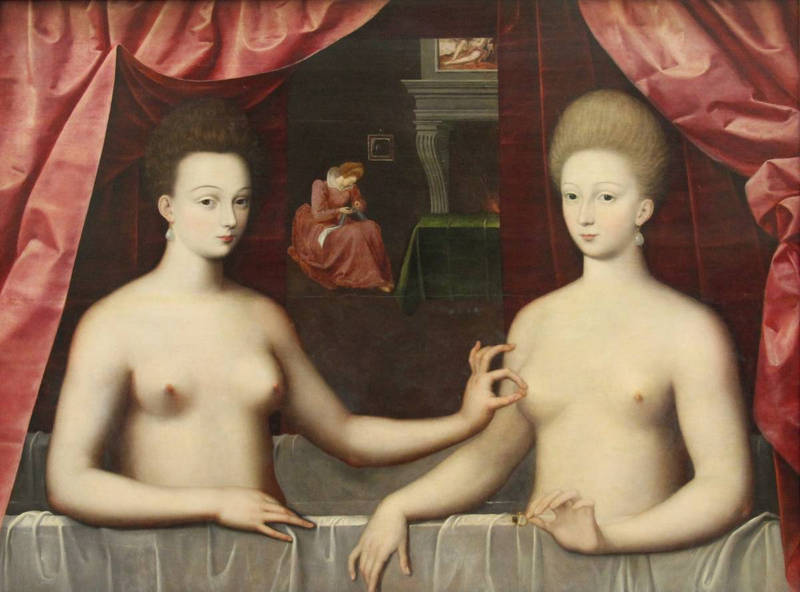 Gabrielle d'Estrées et une de ses sœurs (1594)