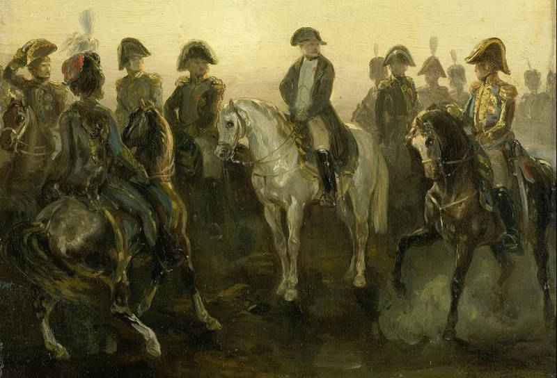 Napoléon Ier et ses troupes (C. Rochussen, 1850)