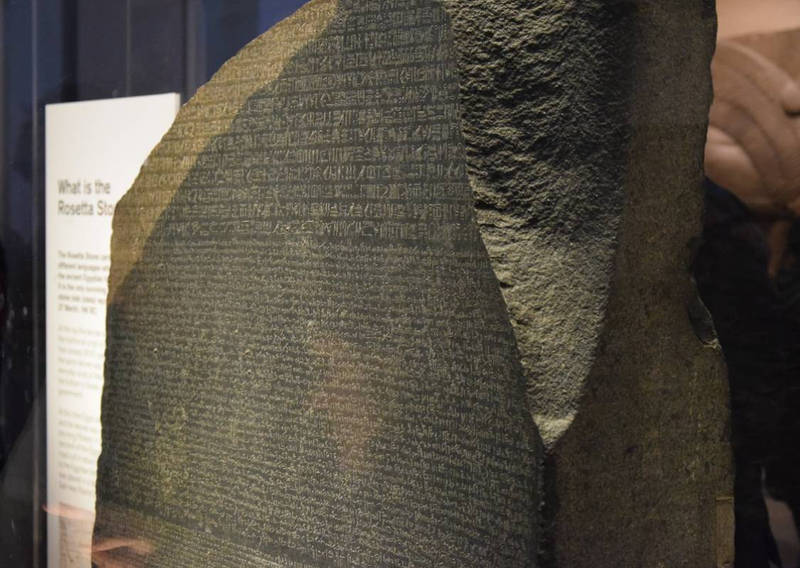 La pierre de Rosette, British Museum