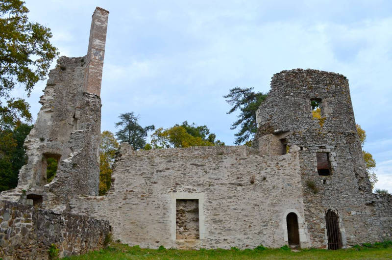 Les ruines du château natal de du Bellay