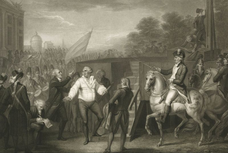 Louis XVI devant l'échafaud