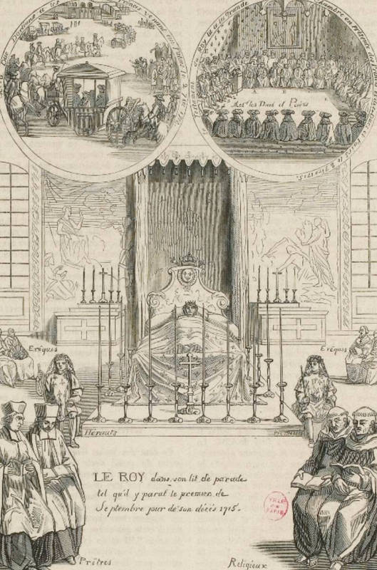 Chambre mortuaire de Louis XIV