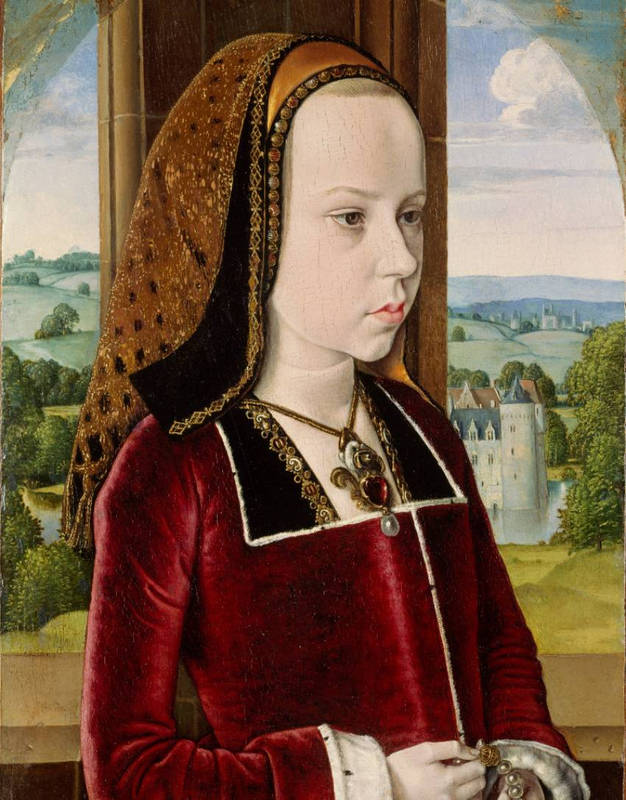 Marguerite d'Autriche (Jean Hey, 1490)