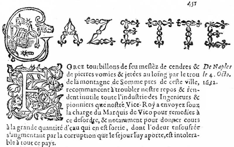 Première Gazette (1631)