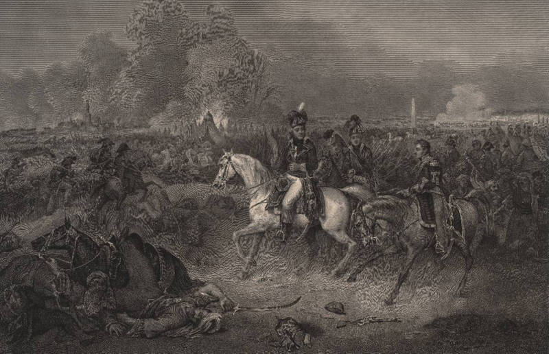 Bataille d'Héliopolis (Ch. Langlois, 1825)