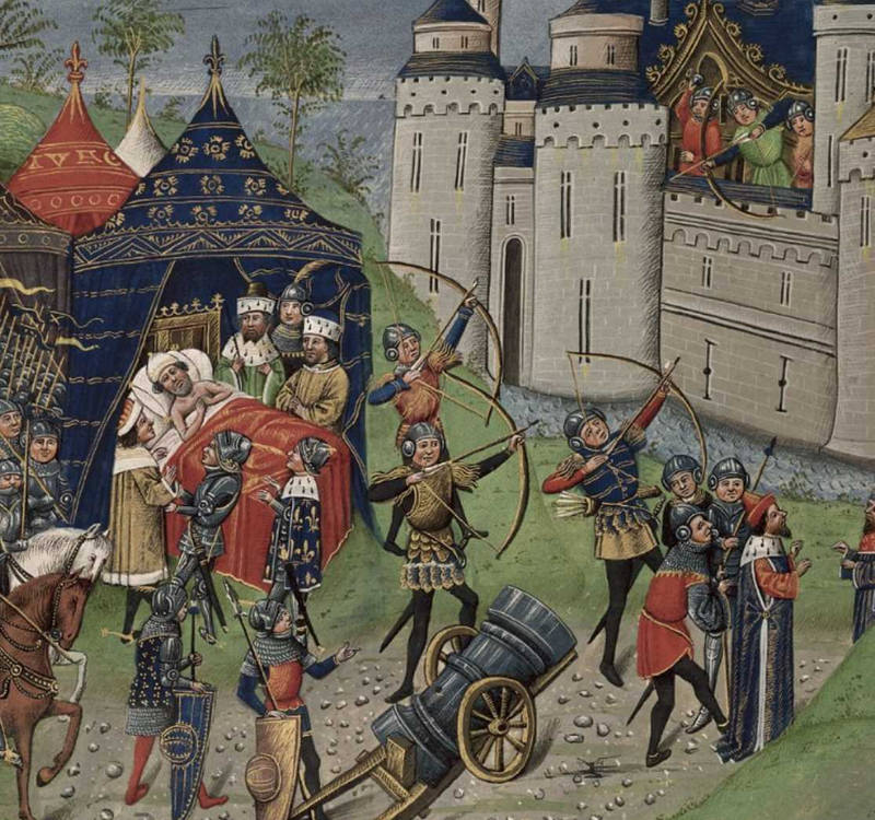 La mort de du Guesclin à Châteauneuf