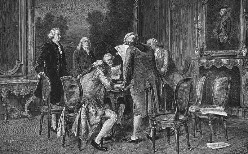 Signature du traité de Paris
