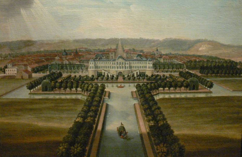 Vue du Château de Commercy au XVIIIe s