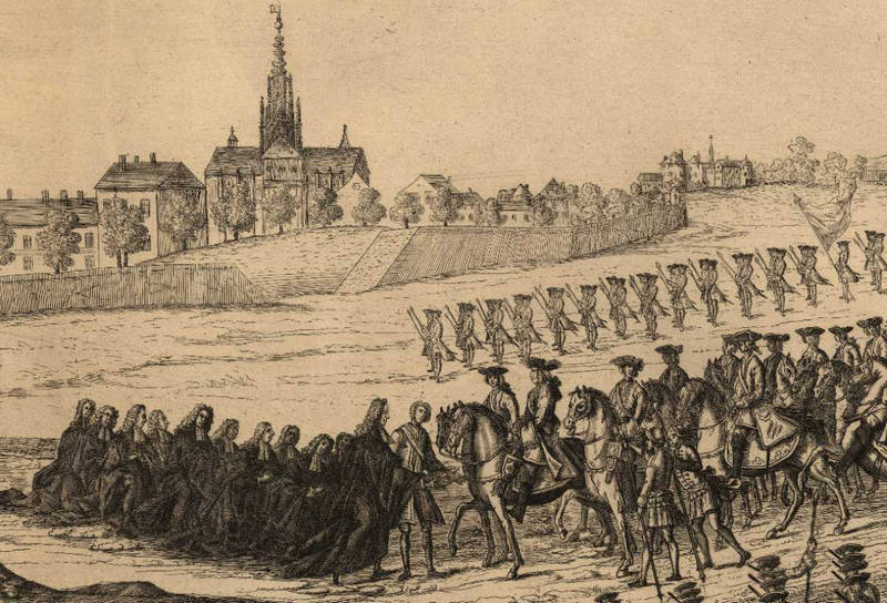 Entrée du roi à Metz (1744)