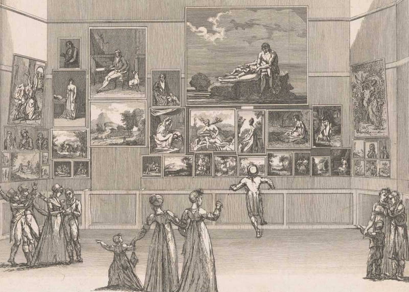 Le Louvre vers 1800